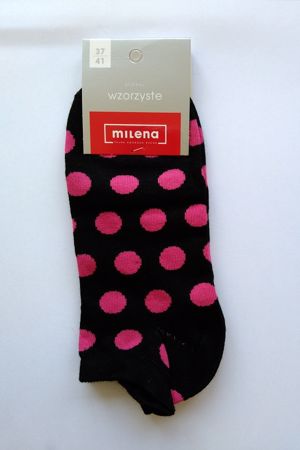 Zobrazit detail produktu - Dámské ponožky nízké Milena Puntík Obrázek Dámské ponožky nízké Milena Puntík